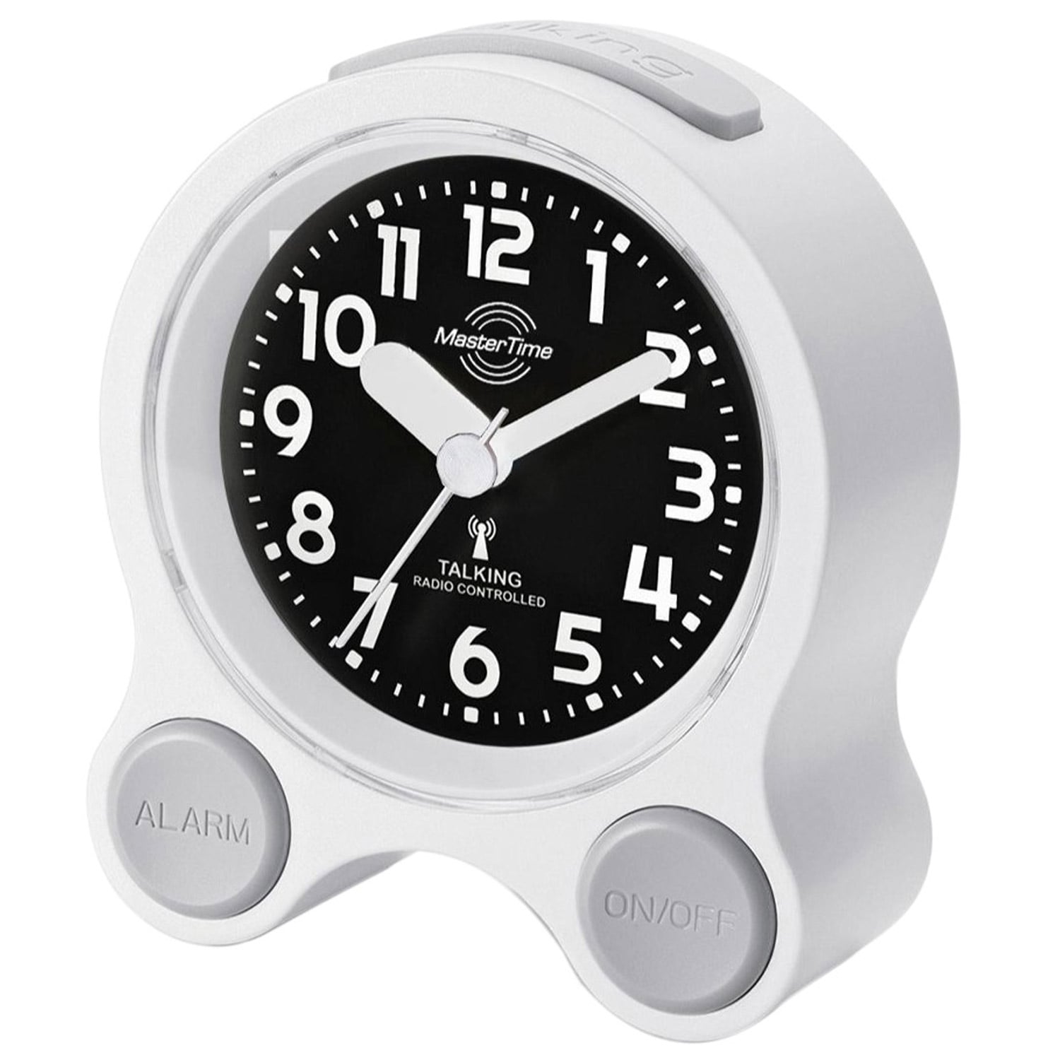 Master Time MTC-71030-12W Deutsch Sprechender Funk-Wecker Weiß/Schwarz Unkategorisiert online kaufen