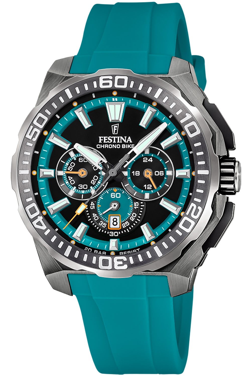 Festina F20725/6 Herrenuhr Chronograph Schwarz/Türkis Unkategorisiert online kaufen Festina F20725/6 Herrenuhr Chronograph Schwarz/Türkis Unkategorisiert online kaufen