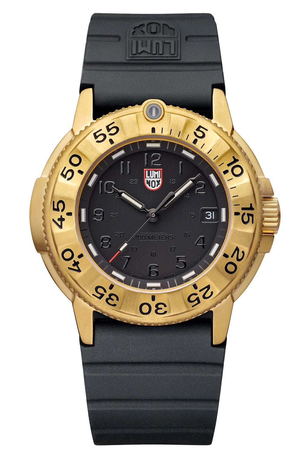 Luminox XS.3221.NSF Herrenuhr Navy Seal Foundation Schwarz/Goldfarben