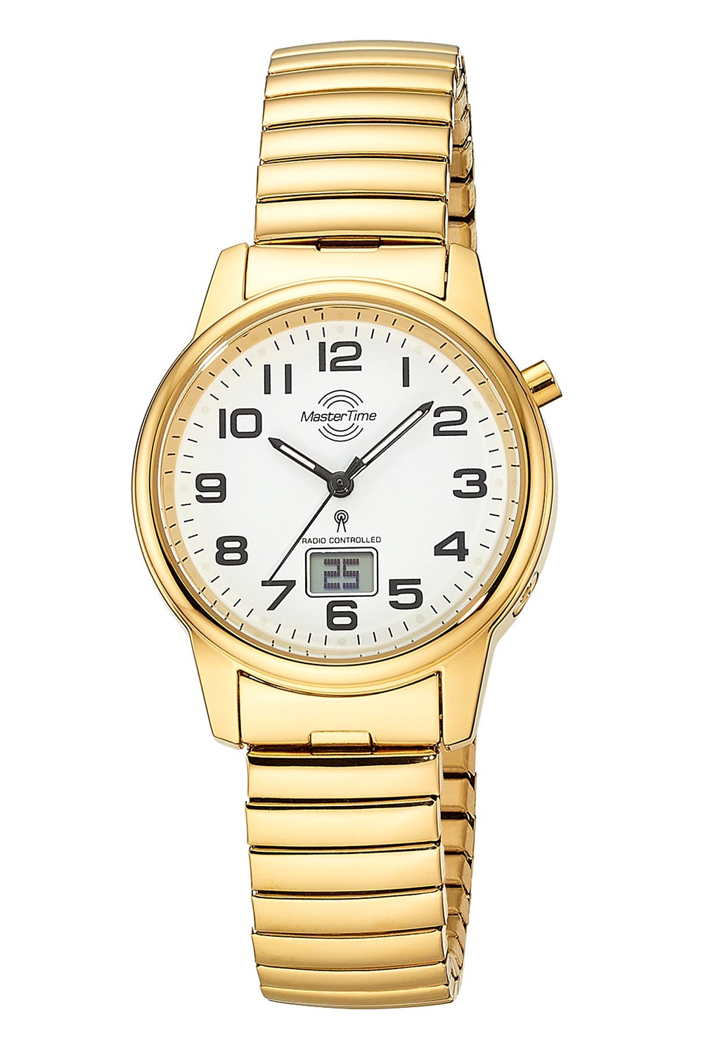Master Time MTLA-10947-12Z Damen-Funkuhr Daily Zugband Goldfarben Unkategorisiert online kaufen