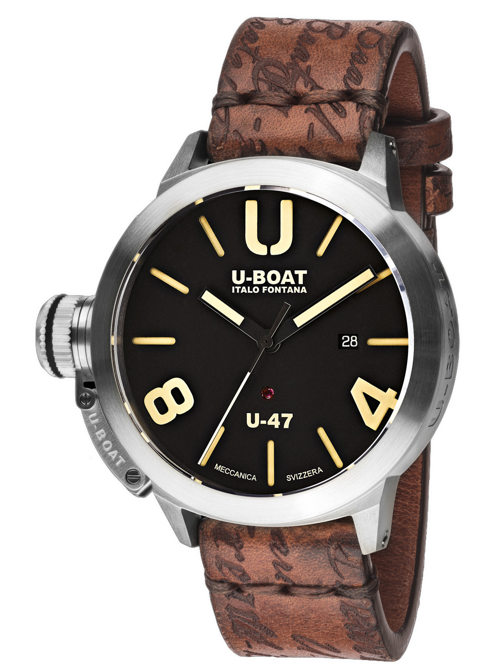 U-Boat 8105 Classico U-47 Automatik schwarz Herrenuhr 47mm 100M Unkategorisiert online kaufen