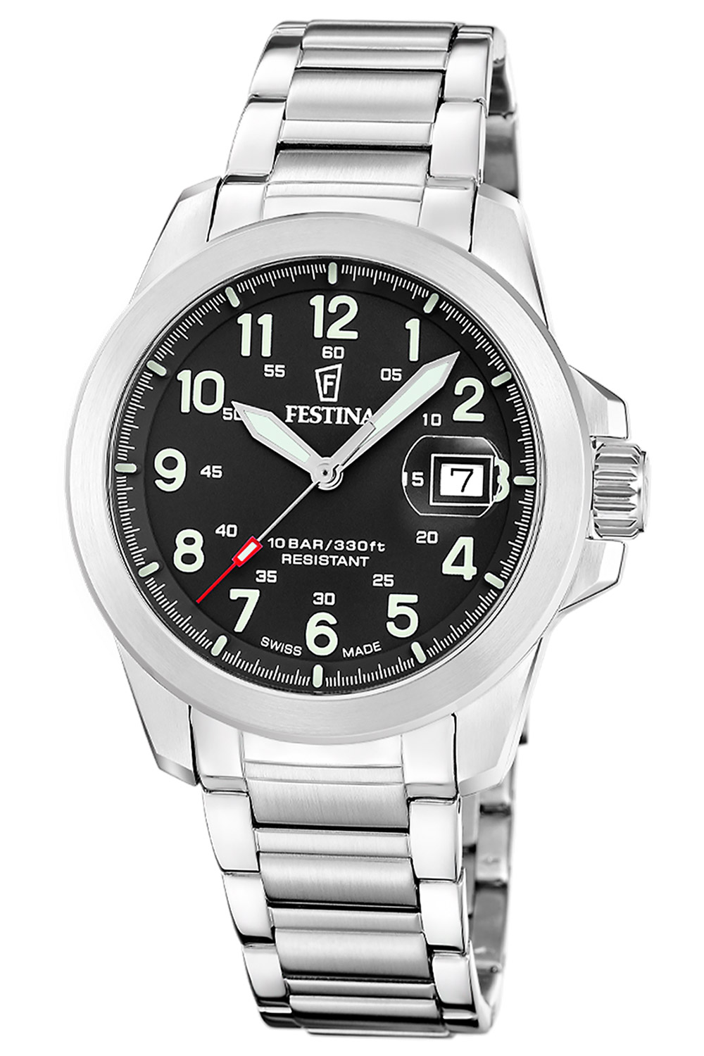 Festina F20081/4 Herren-Quarzuhr Stahl/Schwarz mit 3 Bändern Unkategorisiert online kaufen Festina F20081/4 Herren-Quarzuhr Stahl/Schwarz mit 3 Bändern Unkategorisiert online kaufen