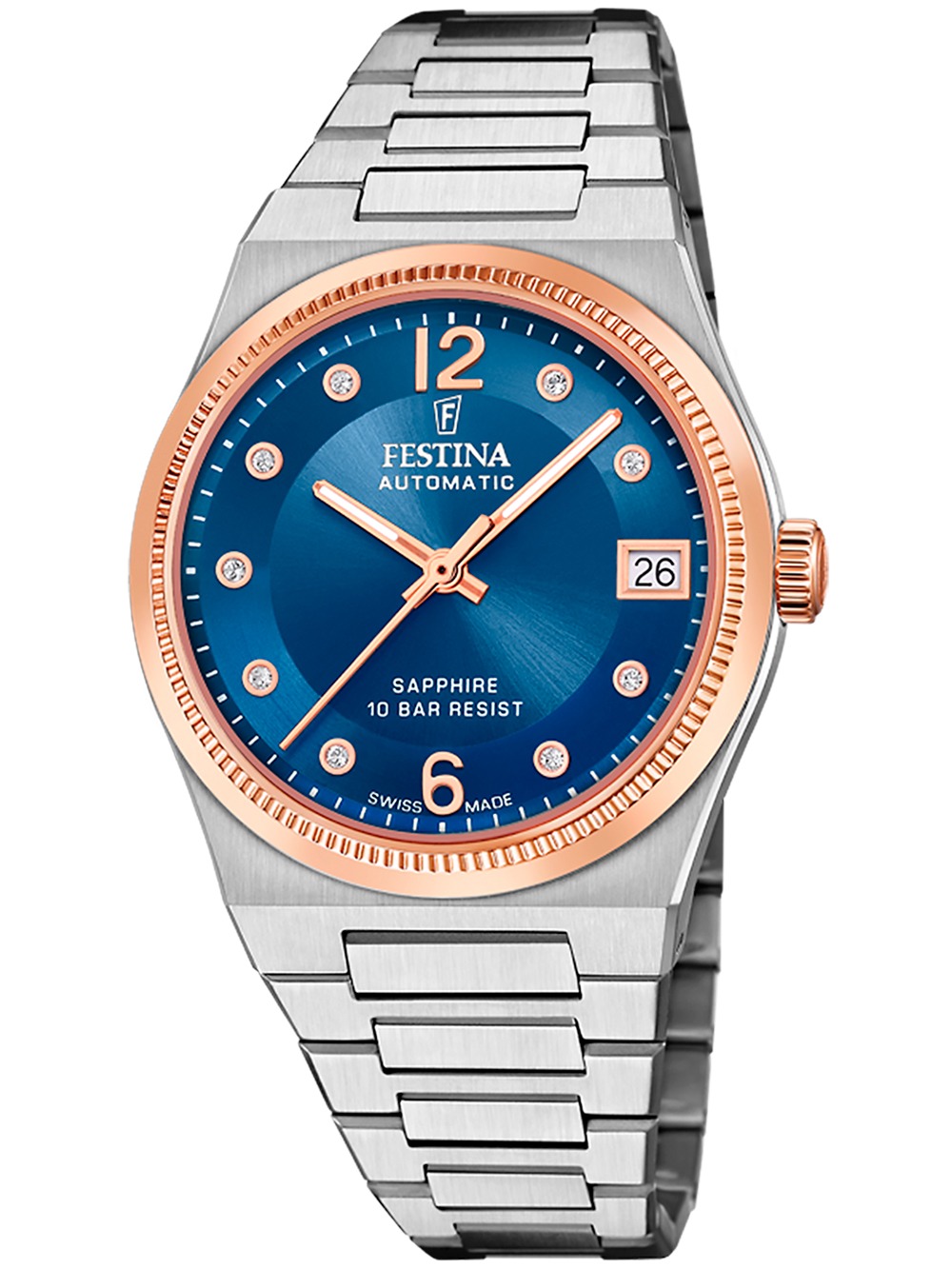 Festina F20031/2 Damenuhr Swiss Made Rivé Automatik 35mm 10ATM Unkategorisiert online kaufen Festina F20031/2 Damenuhr Swiss Made Rivé Automatik 35mm 10ATM Unkategorisiert online kaufen