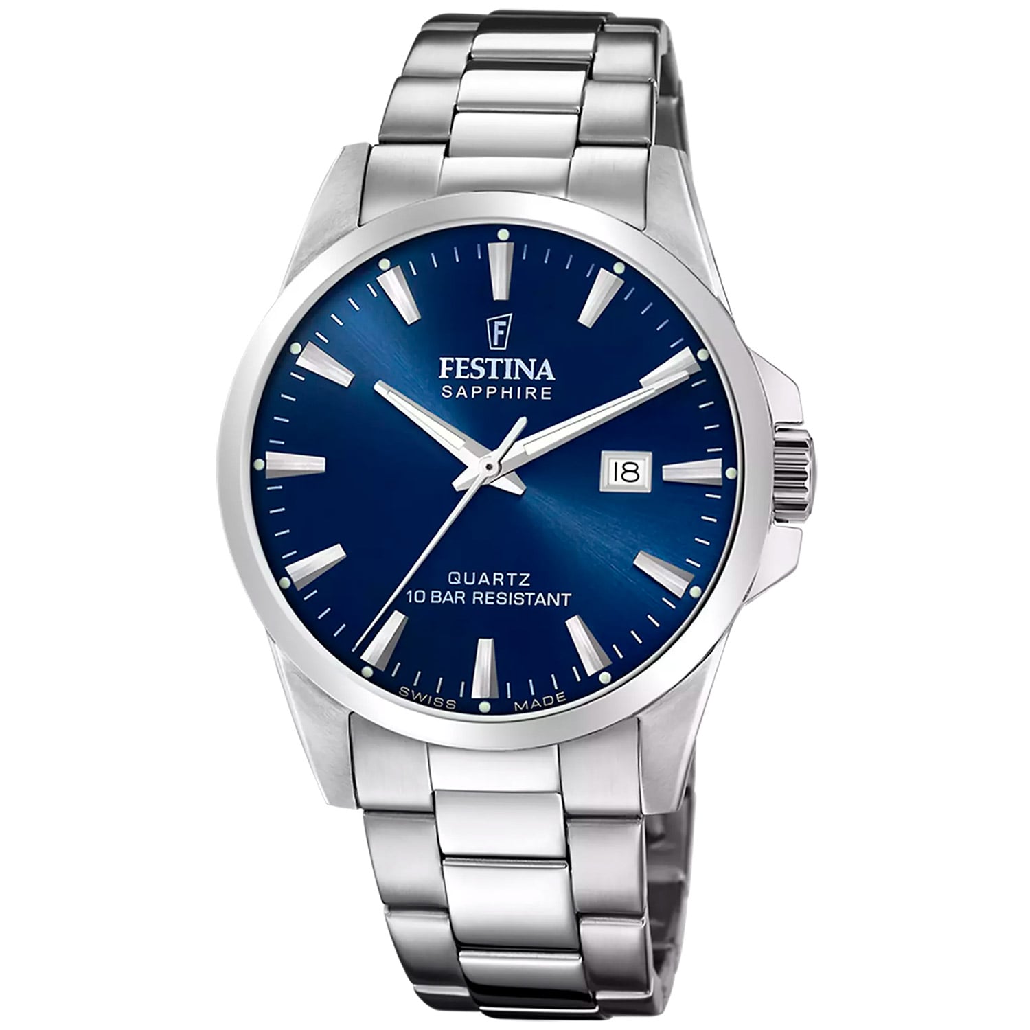 Festina F20024/3 Herrenuhr Stahl/Blau mit Saphirglas Unkategorisiert online kaufen