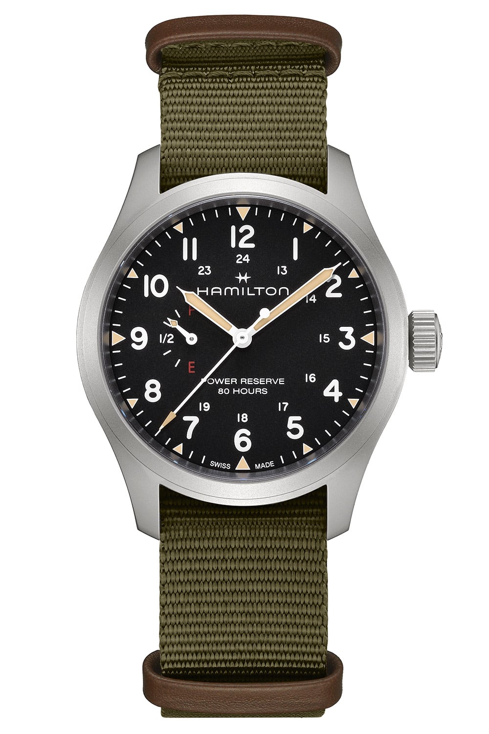 Hamilton H69509930 Herrenuhr Handaufzug Mechanical Power Reserve Grün/Schwarz Unkategorisiert online kaufen