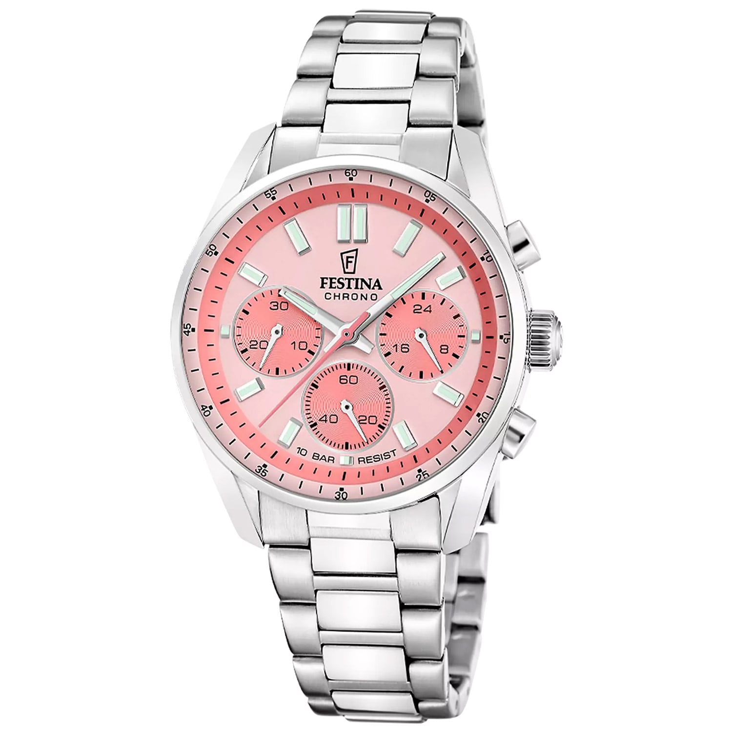 Festina F20753/4 Armbanduhr Boyfriend Chronograph Stahl/Lachsfarben Unkategorisiert online kaufen Festina F20753/4 Armbanduhr Boyfriend Chronograph Stahl/Lachsfarben Unkategorisiert online kaufen