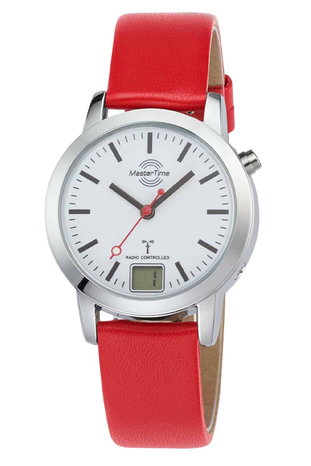 Master Time MTLA-10918-11L Damen-Funkuhr Daily Leder Rot Unkategorisiert online kaufen