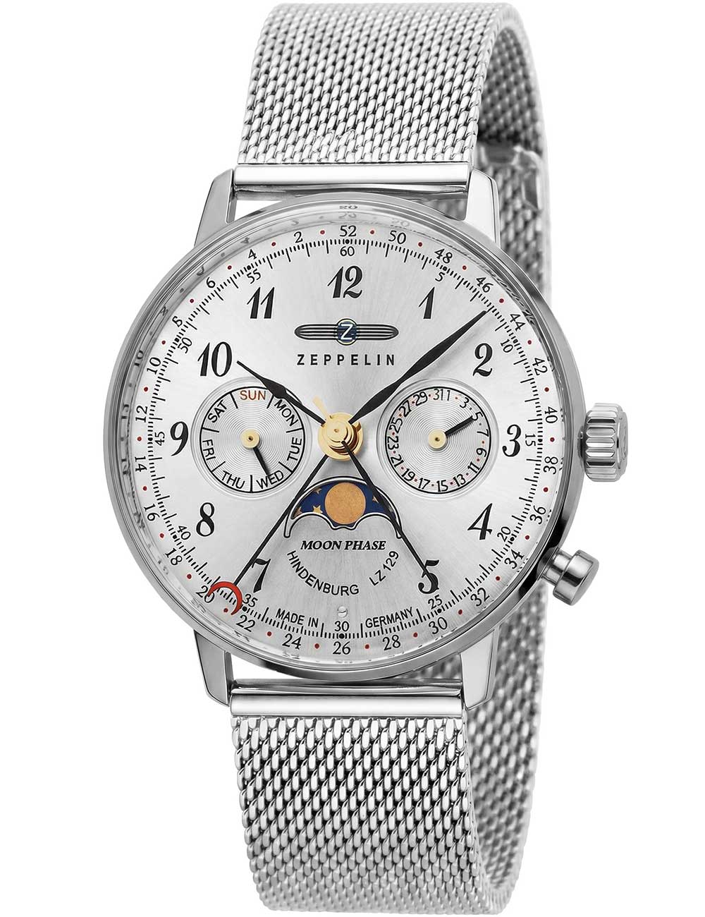 Zeppelin 7037M-1 Hindenburg LZ129 Damenuhr m. Mondphase 36mm 3ATM Unkategorisiert online kaufen Zeppelin 7037M-1 Hindenburg LZ129 Damenuhr m. Mondphase 36mm 3ATM Unkategorisiert online kaufen