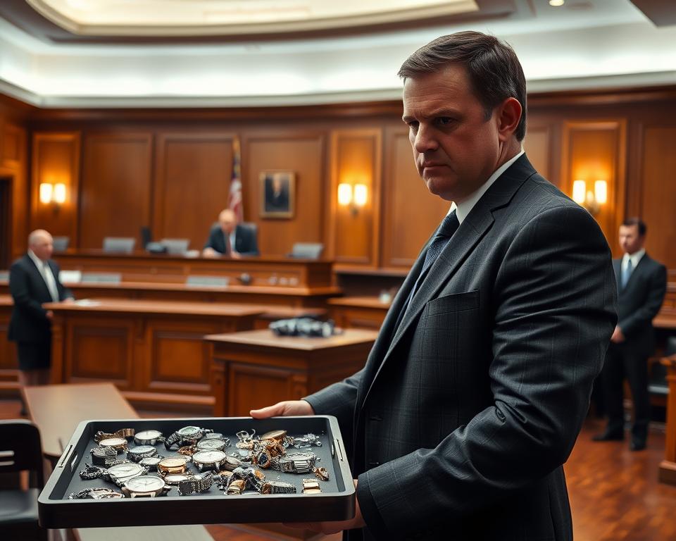 Rechtliche Ermittlungen Schmuckdiebstahl